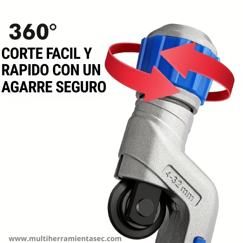 CutRoller™ Cortador de tubos con rodamiento para cortes limpios y fáciles