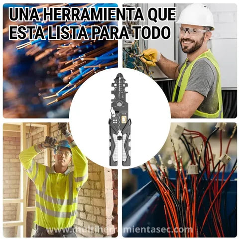 ALICATE MASTER™ 10 EN 1 Domina con facilidad todo tipo de cable y proyectos eléctricos