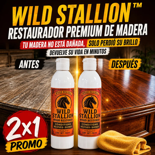 Wild Stallion™ Restaurador Premium De Madera + PROMO 2X1