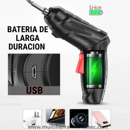 TwistSet® Juego Destornillador Eléctrico (Ahorra tiempo y esfuerzo en cada reparación con potencia precisa)