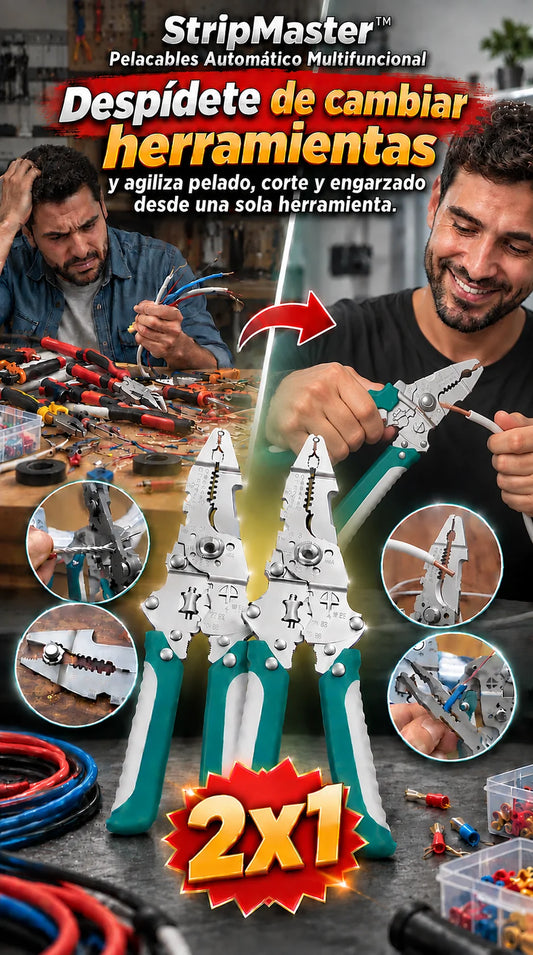 StripMaster™ Pelacables Automático Multifuncional + PROMO 2X1