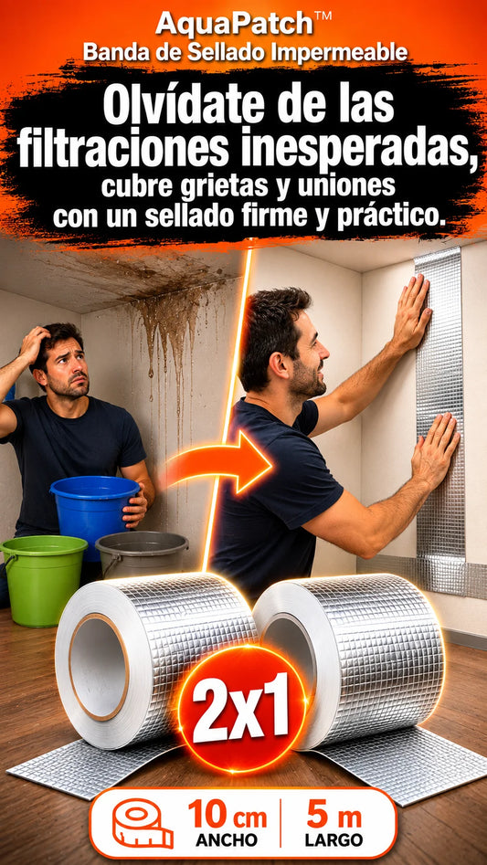 AquaPatch™ Banda de Sellado Impermeable + PROMO 2X1