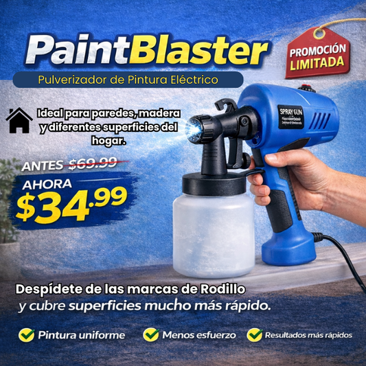 PaintBlaster™ Pulverizador de Pintura Eléctrico